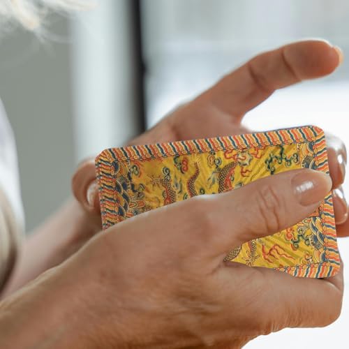 Alasum Goldfolie Pokerkarten Plastikspielkarten Portable Kartenspiel für Erwachsene Familienparty mit Hochwertiger Verarbeitung und Starker Spielbarkeit – Bild 8