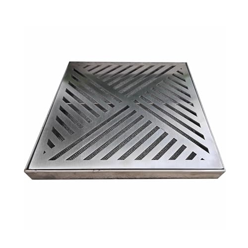 Grille d'évacuation durable et anti-obstruction pour eau extérieure