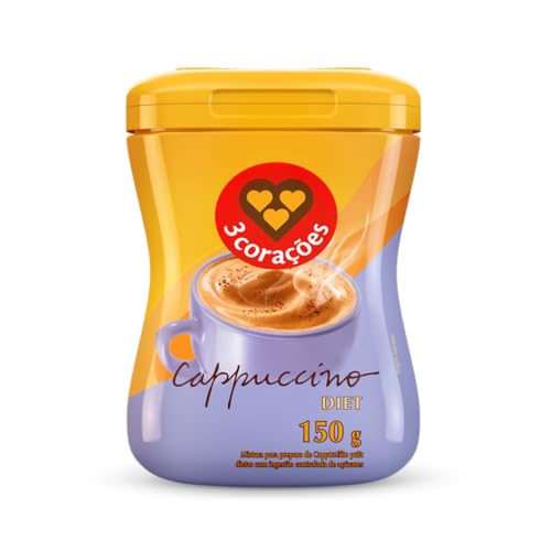 3 Corações Cappuccino Diet, 150g