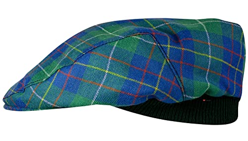 Casquette plate tartan Inglis Ancient confectionnée en Écosse style traditionnel
