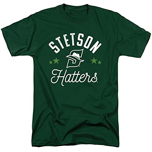 Stetson University Official Hatters Short Sleeve Mens Cotton T-Shirt,Hunter Green, X-Large