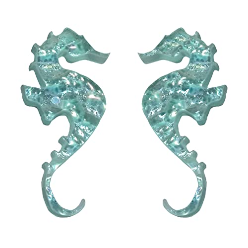Aquatic Custom Tile Seahorse Glass Swimming Pool Step Marker Mosaic (4