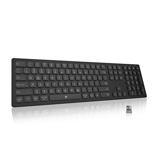 マルチワイヤレスキーボード Amazon | 【マルチ接続・2.4GHz＆BLuetooth5.0】ワイヤレス