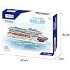 Cruise Ship Building Blocks Set, MOC Boat Dream Cruise Model Bricks Construction Toy - 4950 Pieces