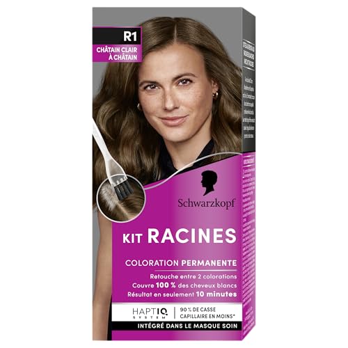 Schwarzkopf - Kit Racines - Coloration Permanente - Enrichie d’une huile nourrissante -...