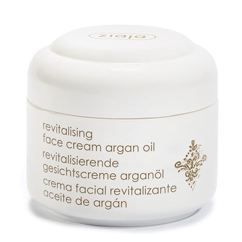 Crema facial con ARGÁN | Protectora y revitalizante | Con provitamina B5 y vitamina E | Hidratación intensa | Antiedad | Piel seca e irritada | 50 ml de ZIAJA