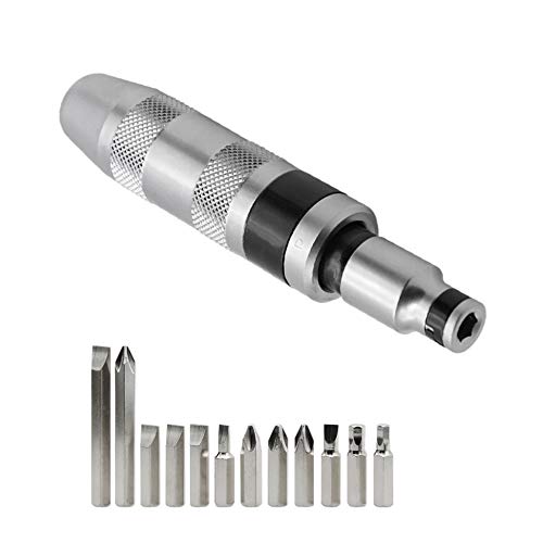 Impact Screwdriver, Akindoo Drive Manual Reversible Impact Driver, 13 Piece-Screwdriver Bit Set, Cover