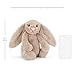 Jellycat Bashful Beige Bunny Stuffed Animal, Medium 12 inches - Rabbit and Bunny Plush Toy - Classic Children's Gift