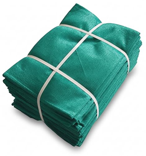 Image of Green Shade Net 75-80% | UV-Stabilized, Heavy-Duty Garden Net for Plants, Greenhouse, Balcony, Car Parking & Outdoor Protection | Sunblock & Privacy Mesh (10x10ft)