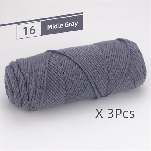 Hilo de algodón para ganchillo ideal para tejer bufandas abrigadas en tardes de invierno 3