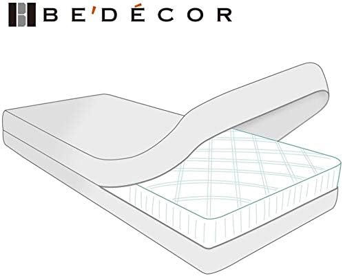 Bedecor Zippered Twin Mattress Protector Cover for 3"-6" Depth Mattress,Fully Encased Liquid Proof Urine Pee Protection Breathable Smooth Incontinence Pet Baby Potty Training - Image 4