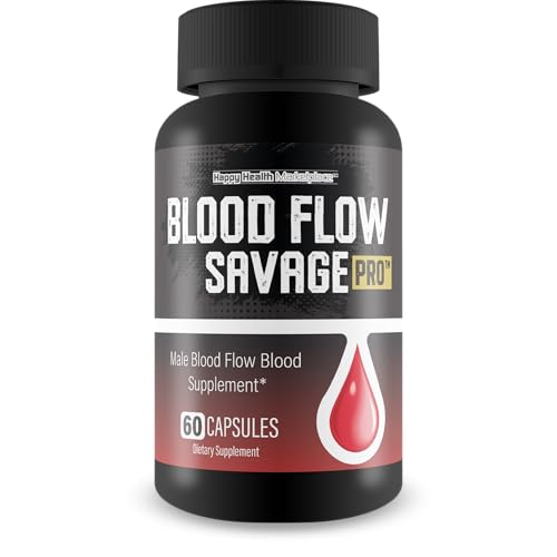 Blood Flow Savage Pro - Our Best Blood Flow Capsules - Healthy Blood Flow Natural Formula - Support Men Blood Flow Savage Grow Max Your Body Circulation - Mens Blood Flow Supplement Max Blood Flow
