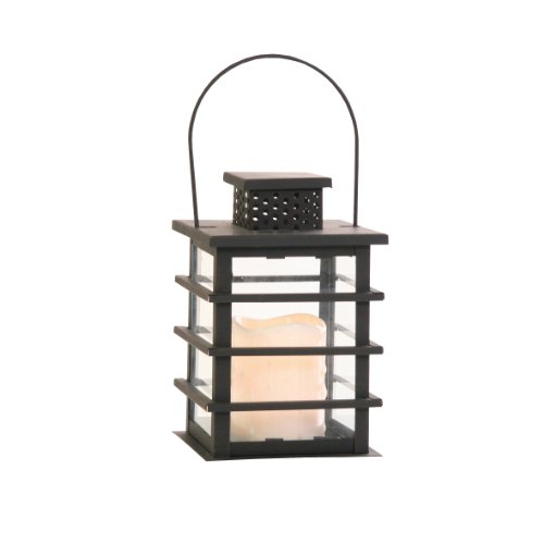 Preisvergleich Produktbild Greemotion Laterne Alessio incl. LED-Kerze H21,5cm Alession, Schwarz