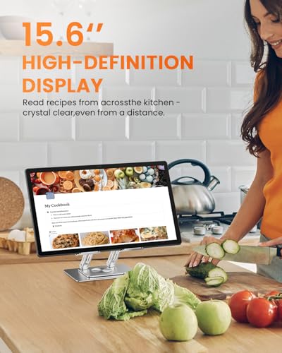 Image of 15.6 Inch Android 14 Tablet, Octa-Core Long Battery Large Tablets | 15.6 inch FHD screen, 8GB+256GB 2TB expand, Helio G99 8-core CPU, 12000mAh battery, Great for home, office, movie, business