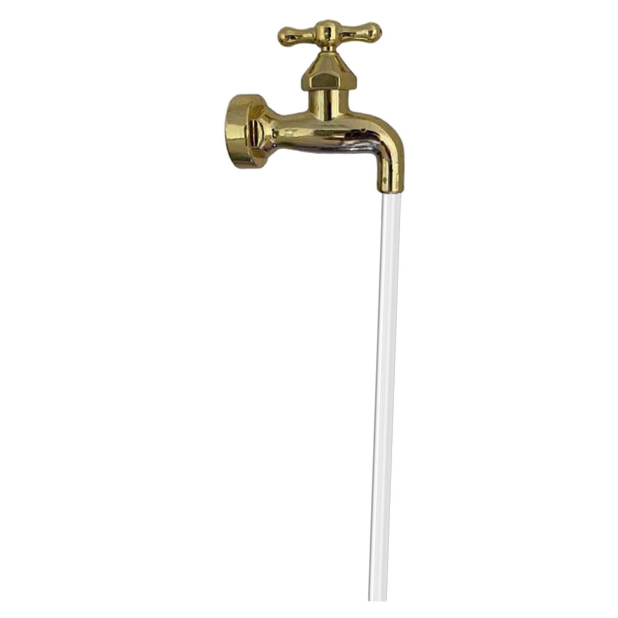 1 Set Deco Outdoor Watering Can Outdoor Flowing Spout Fountain Invisible Water Spout Invisible Tap Water Feature Delicate Faucet Fountain Decor Courtyard Decor Garden Decor Tube