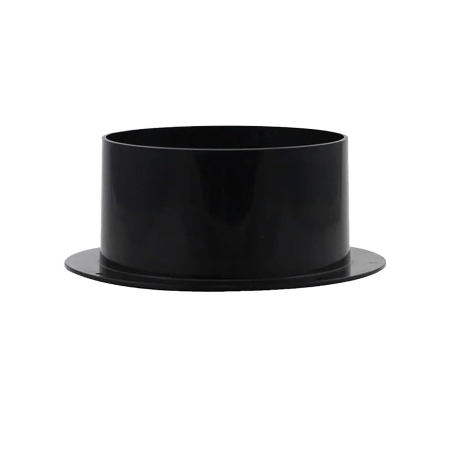 Toolnox 150Mm Wall Flange Connector Round Black
