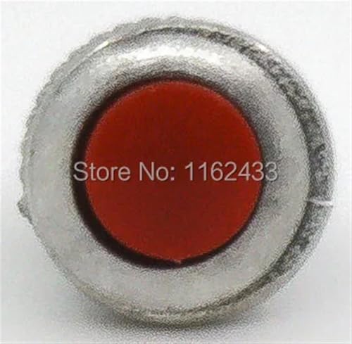 Boutons-poussoirs SPST DS-316 commutateurs momentanés de 10 mm rosso
