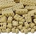 Feleph Building Bricks Bulk Play Set Mixed 1x1, 1x2, 2x2, 1x4, 2x4, 2x6, Studs 310 Pieces Creative Classic Building Block Basic Part for Kids Compatible with Major Brand - Tan