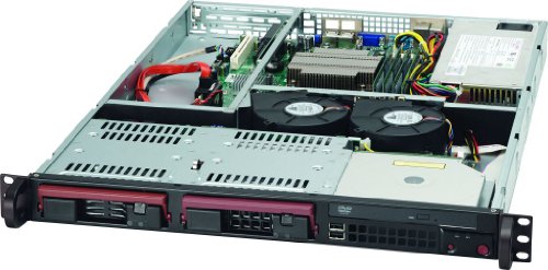 Supermicro SuperServer LGA1155 Mid-Tower Workstation Barebone System, Black SYS-5037A-T