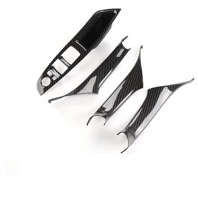 Consolle cover per interni Per BMW 2011-2017 Serie 5 F10 F18 F11 Maniglia per porta auto Pannello di protezione Tirare la cornice di copertura Maniglie per porte interne auto Adesivo Adesivi auto cent