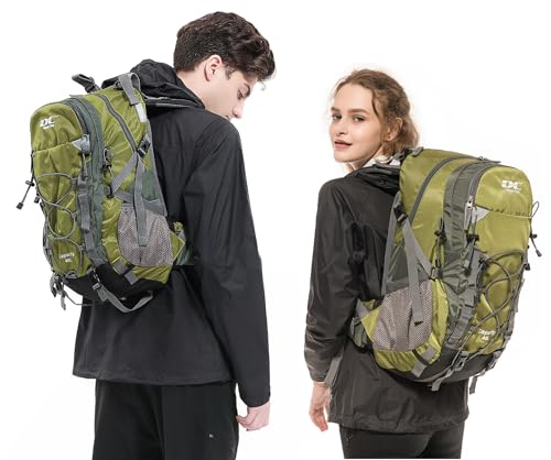 DCmount zaino trekking 40 litri multifunzione zaino da viaggio zaino impermeabile per campeggio sportivo alpinismo escursioni donna e uomo contiene copri zaino per pioggia - 6