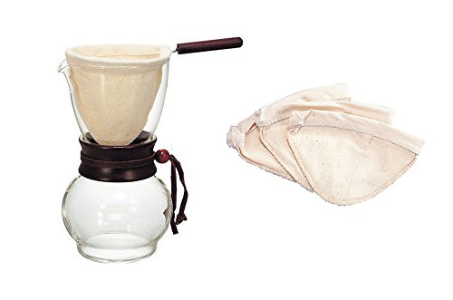 🛒 Flash Sale Hario Drip Pot Woodneck and 3 Extra Filters (for a total of 4 filters)