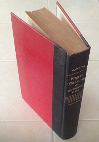 The New Rogets Thesaurus in Dictionary Form B001GS2IBY Book Cover