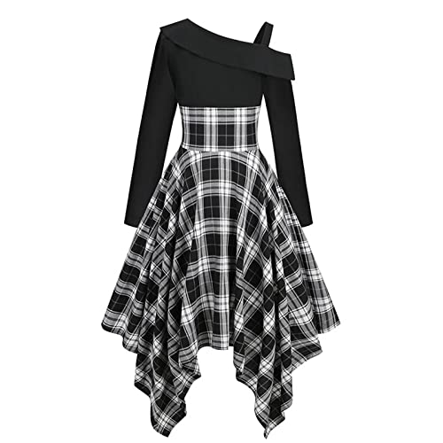 AMhomely Dresses for Women UK Clearance Long Sleeve Round-Neck Retro High Waist Gothic Lattice Makings Dress Christmas Dresses Fancy Dress Party Winter Dresses Jumper Dress Knitted Dress steampunk buy now online AMhomely Dresses for Women UK Clearance Long Sleeve Round-Neck Retro High Waist Gothic Lattice Makings Dress Christmas Dresses Fancy Dress Party Winter Dresses Jumper Dress Knitted Dress steampunk buy now online
