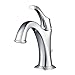 KRAUS KBF-1201CH Arlo Single Handle Basin Bathroom Faucet with Lift Rod Drain and Deck Plate, Chrome (2-Pack)