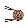 Vhc brands cider mill jute chair pad set of 6 6 count pack of 1 red  urban country home decor