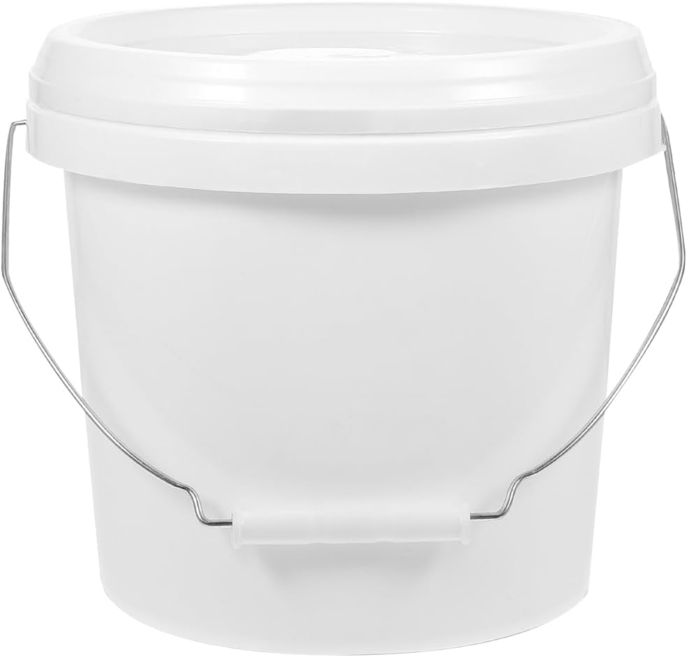 SOLUSTRE 8L Bucket with Lid Container with Lid Outdoor