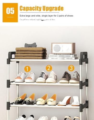 Solution de rangement portable pour petits espaces et étagère à chaussures pour placard