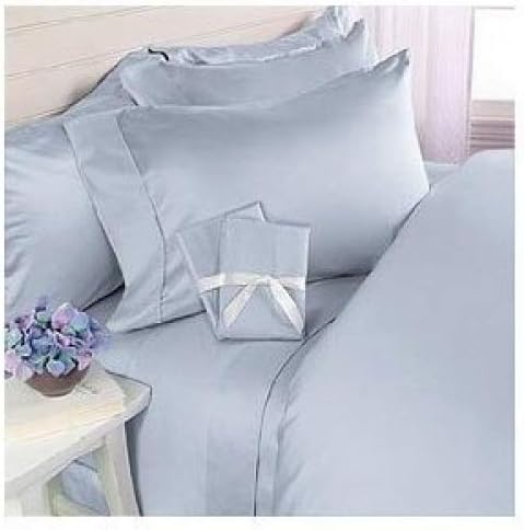 Elegance Linen Wrinkle-Free- 1500 Thread Count King Size Egyptian Quality 3pcs Duvet Cover, Light Blue