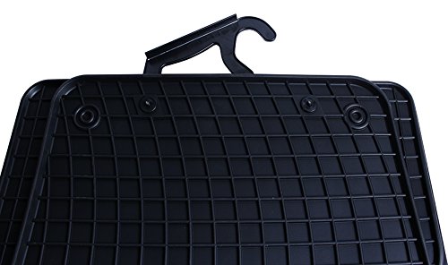 Tapis de sol caoutchouc A4 2007 - 2015 Bottari 39626 sur mesure noir