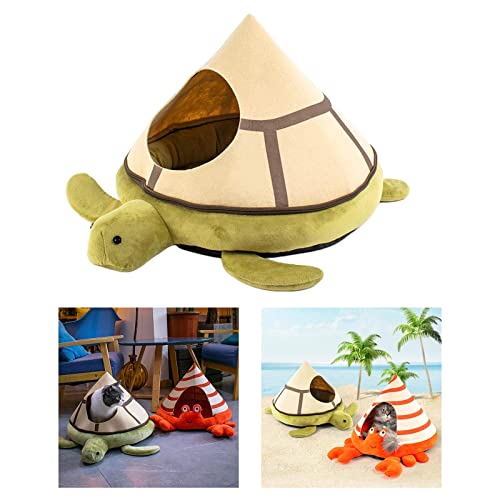 Generic 2 Peças Filhote de Cachorro Fofo Cama de Cachorro Coelho Ninho Ninho Caverna Confortável Int