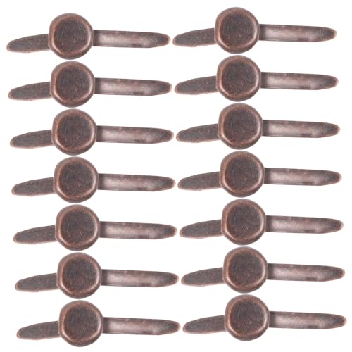 SEWACC 50pcs Brad Paper Clips Brads for Crafts Scrapbooking Brads Fasteners Craft Beads Decorative Brads Paper Clasps Brad Paper Fastener Craft Brads Metal Decorative Paper Mini