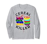 Vintage Cereal Killer Food Pun Funny Cereal Lover
