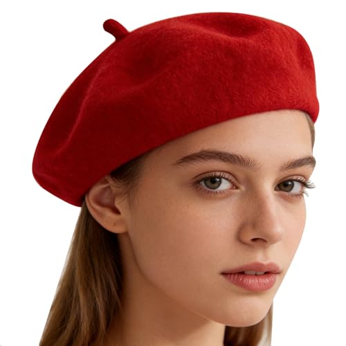 Classic French Beret Hat for Women - Vintage Style Fashion