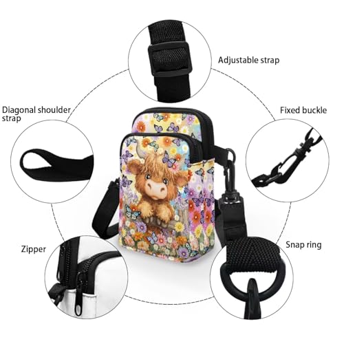 Image of Xpyiqun Small Crossbody Bag Women Phone Purses Sling Shoulder Handbag Cross Body Pouch Wallet Bags
