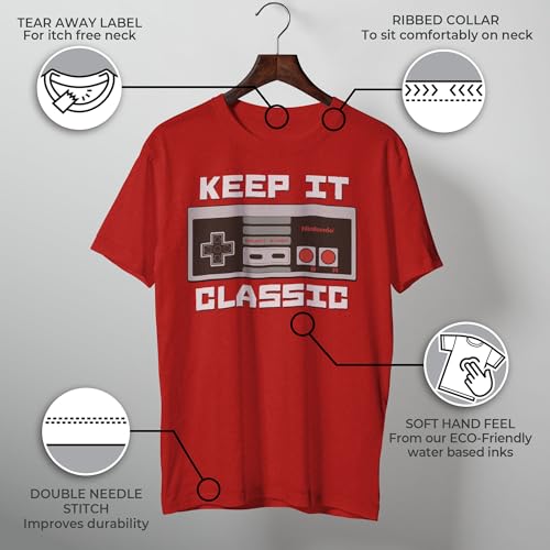 Nintendo Men's Keep It Classic T-Shirt3