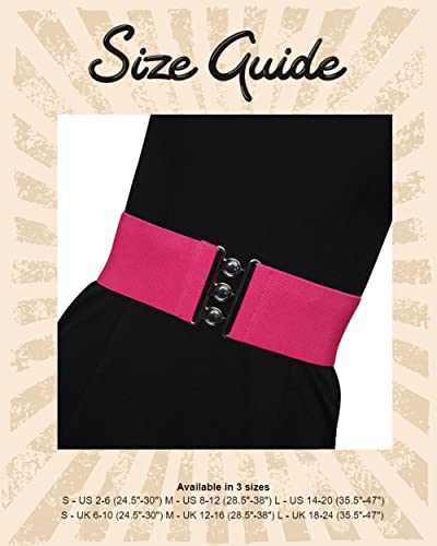 Ro Rox Retro Vintage Belt | Elastic Belt Women's Accessories | 50S Nurse Belt | Waist Belt For Women & Ladies #TOP6