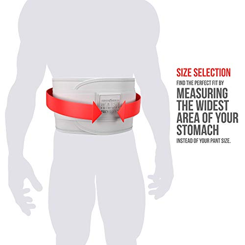 Sweet Sweat 'Pro-Series' Waist Trimmer (Black) With Adjustable Velcro Straps (Medium/Large) #TOP5