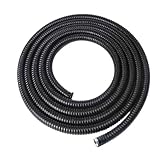 Kombinierte leere Kabelplatte aus Kunststoff, 未处理 Schwarzer flexibler Metallschlauch,...