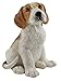 Produktbild Castagna Kollektion Deko Figur Hund britischer Beagle Welpe Hundefigur sitzend aus Resin Höhe 24 cm