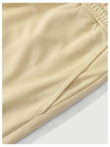 Men's 2 in 1 Drawstring Waist Athletic Shorts Cross Graphic Running Shorts with Liner3