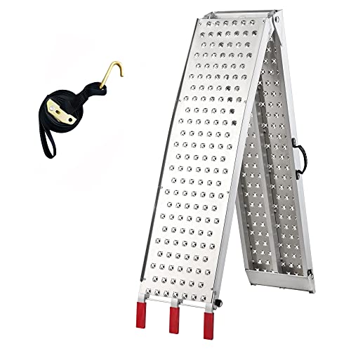 Motorcycle Ramp for Pickup Trucks, Dirt Bike Ramp with Handle, 7.5FT