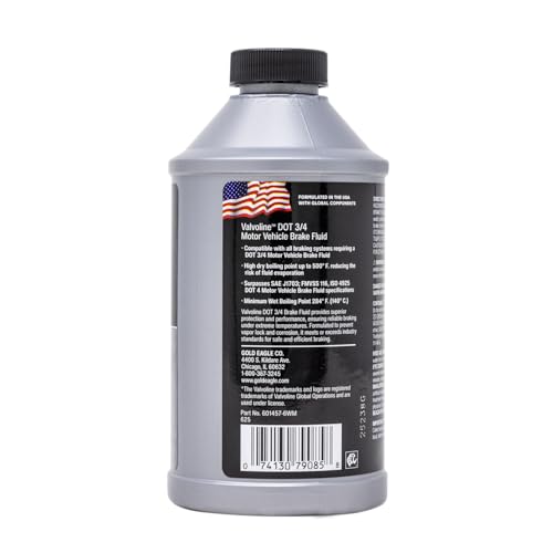 Image of Valvoline DOT 3 & 4 Synthetic Brake Fluid, 12 oz