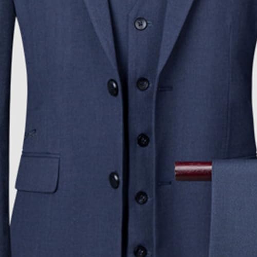 Men's Prom Blazer Set for Business Regular Wedding Party Button Suit Formal Slim Fit Tuxedo Suits3