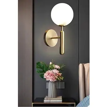 GAUVIK Golden Wallchiere Wall Lamp,Corded Electric