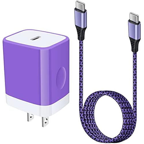 Type C Charger 20W Super Fast USB C Charger Block with 6FT Android Phone